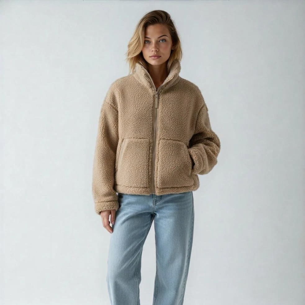 Aurora | Chaqueta de invierno teddy suave